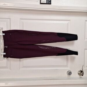 maroon samshield breeches Women Swarovski size 30